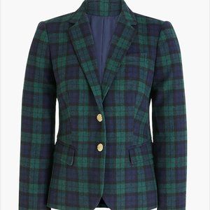 NWT J.Crew Patterned Schoolboy Blazer